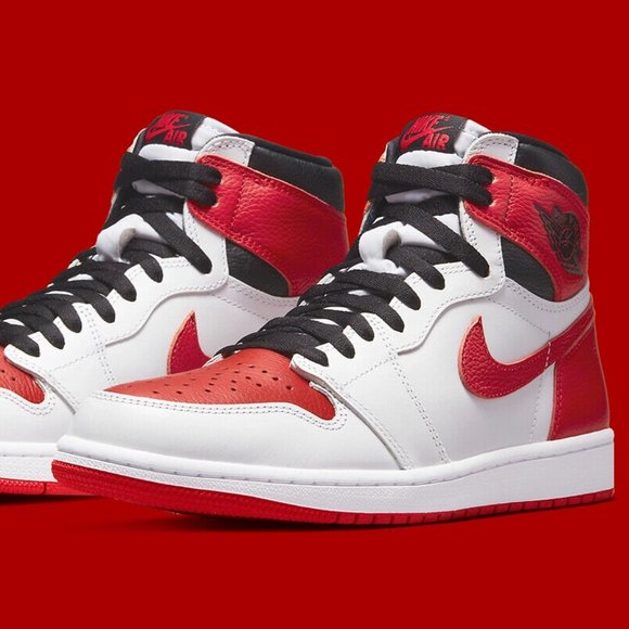 Nike Other - Nike Air Jordan 1 Heritage Retro High OG White Uni Red Black 555088-161 …